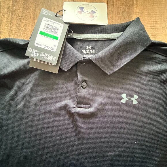 UNDER ARMOUR BOYS POLO SHIRT NWT - Picture 4 of 6